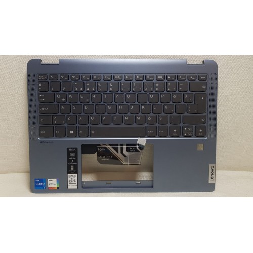 Lenovo IdeaPad Flex 5i 14IAU7 82R7 üst kasa klavye (ışıklı)(2378)(Mavi)