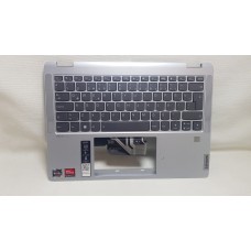 Lenovo IdeaPad flex 5 14alc7 klavye üst kasa gri ışıklı