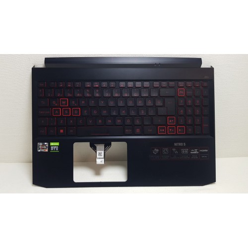 acer nitro 5 an515-57-536q n20c1 Üst kasa klavye 