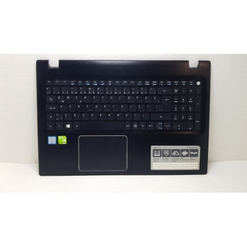 acer aspire f5-572g-57pv üst kasa touchpad klavye