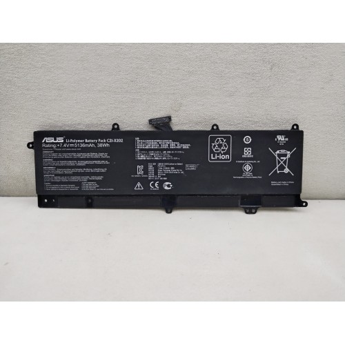 Asus X202E 7.4v 38Wh 5136mAh Batarya