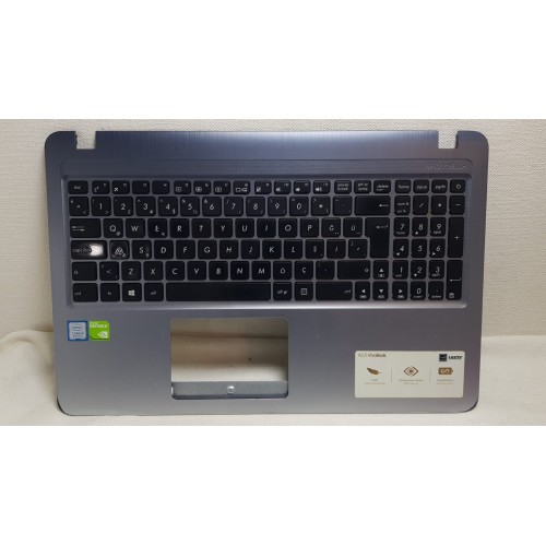 Asus X543M Üst Kasa Klavye (touchpadsiz) 
