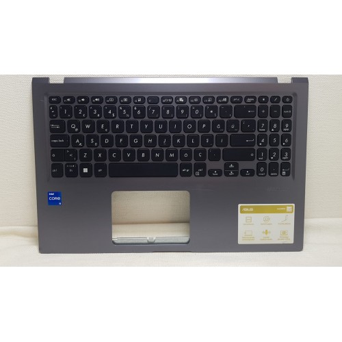 Asus X515 Üst Kasa Klavye (Gri) (Işıklı)