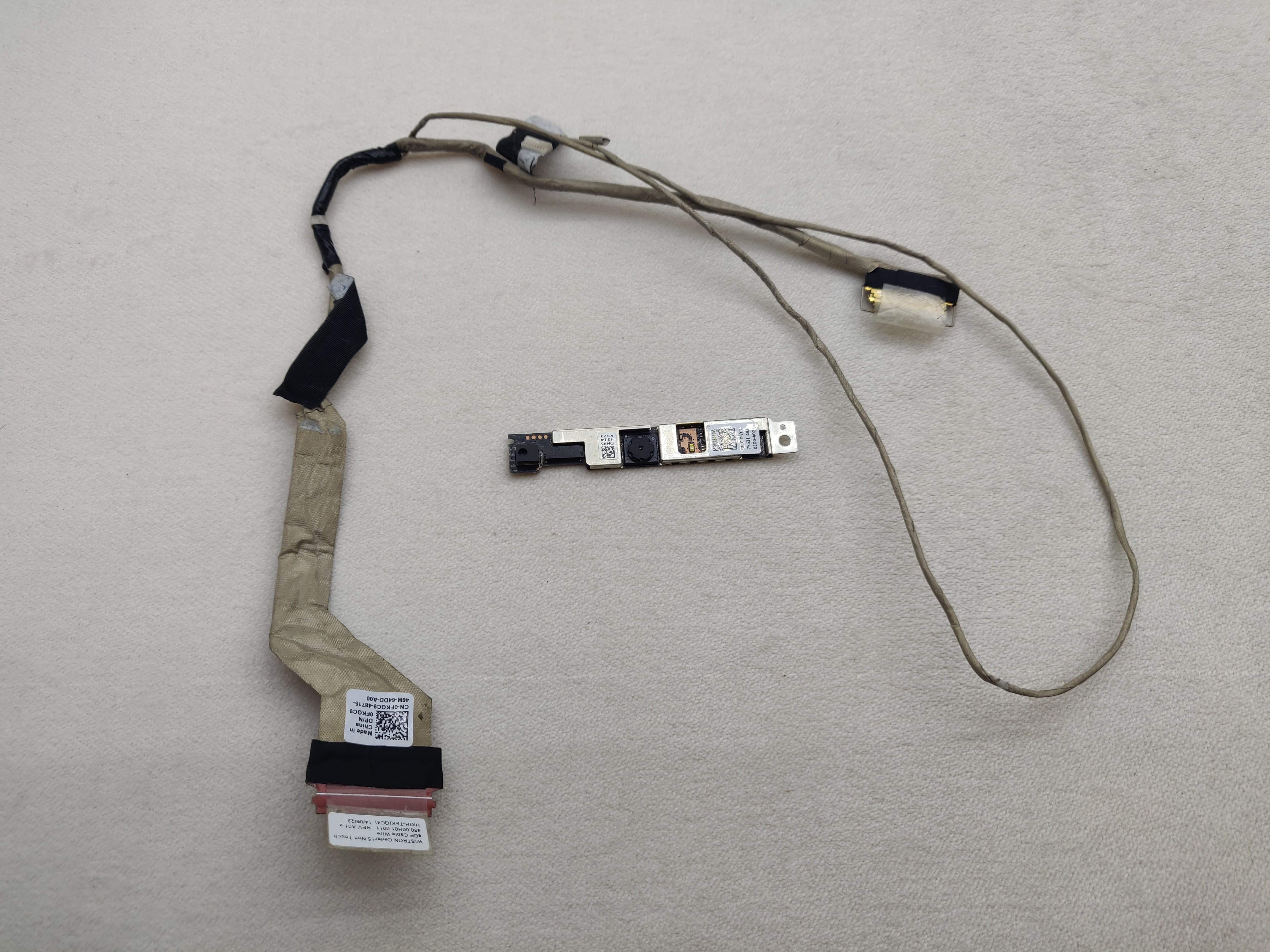 Webcam, plastique, charnières, câble Dell Inspiron 15 3551 15,6 LCD