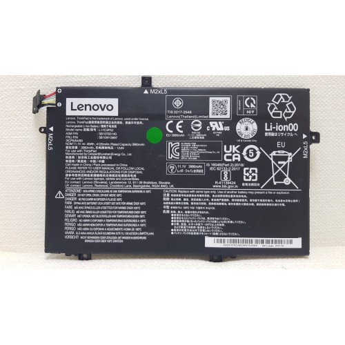 Lenovo ThinkPad E480 E580 L480 L580 R480 R580 L17c3p52 Batarya