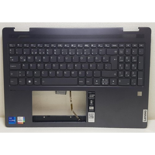 Lenovo Yoga 7i G8 16IRL8 üst kasa klavye (Işıklı)