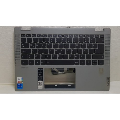 Lenovo İdeapad Flex 5 14ALC05 82HU Üst Kasa Klavye (Işıklı)(Beyaz)