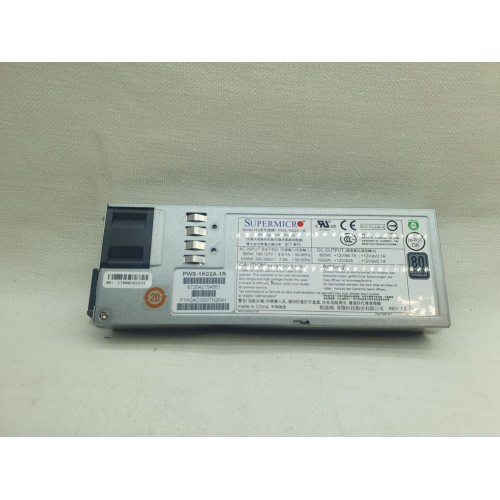 Supermicro 1000W 1U Redundant Power Supply (PWS-1K02A-1R)