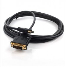 DVI To HDMI 3 Metre Altın Uç Kablo